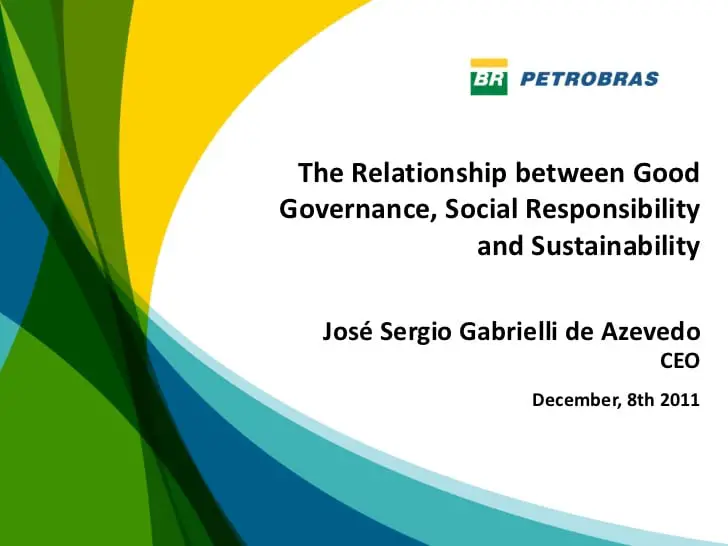 The Relationship between Good Governance, Social ...
