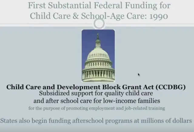 Timeline about Afterschool Programs in California ...