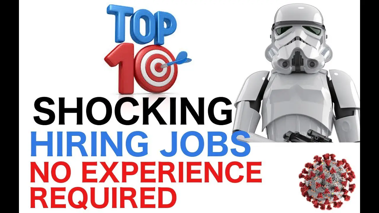 Top 10 Jobs in US Now with No Experience Required