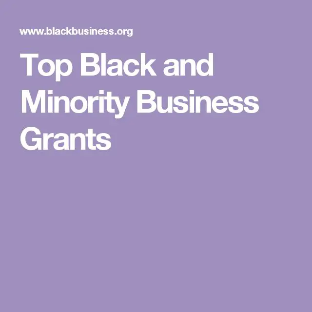 Top Black and Minority Business Grants
