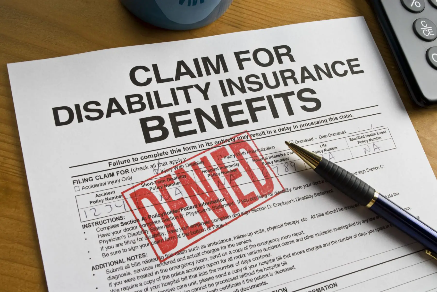 What To Do If Your Disability Benefits Application is Denied