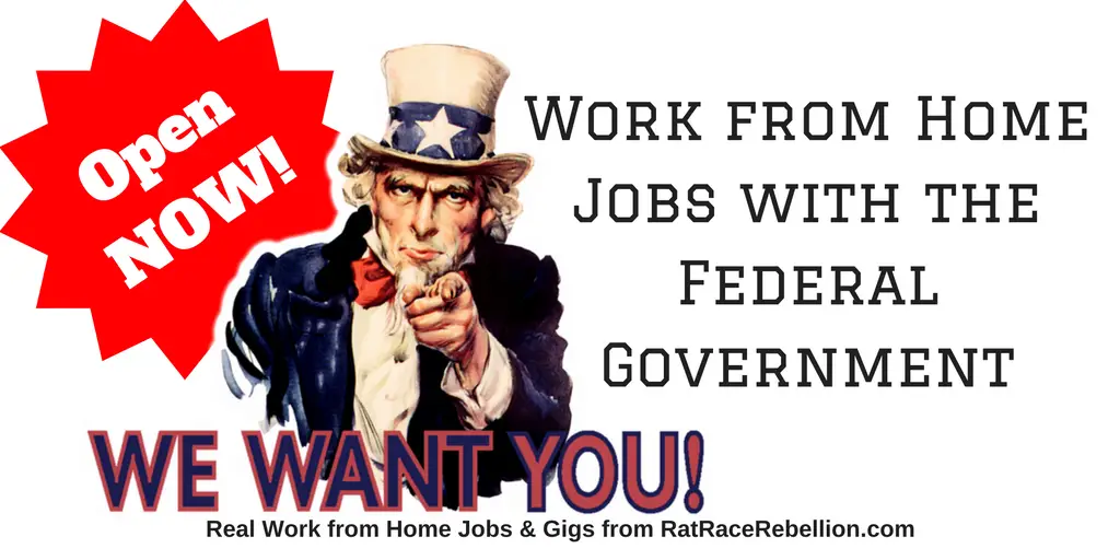 Work from Home Jobs with the Federal Government